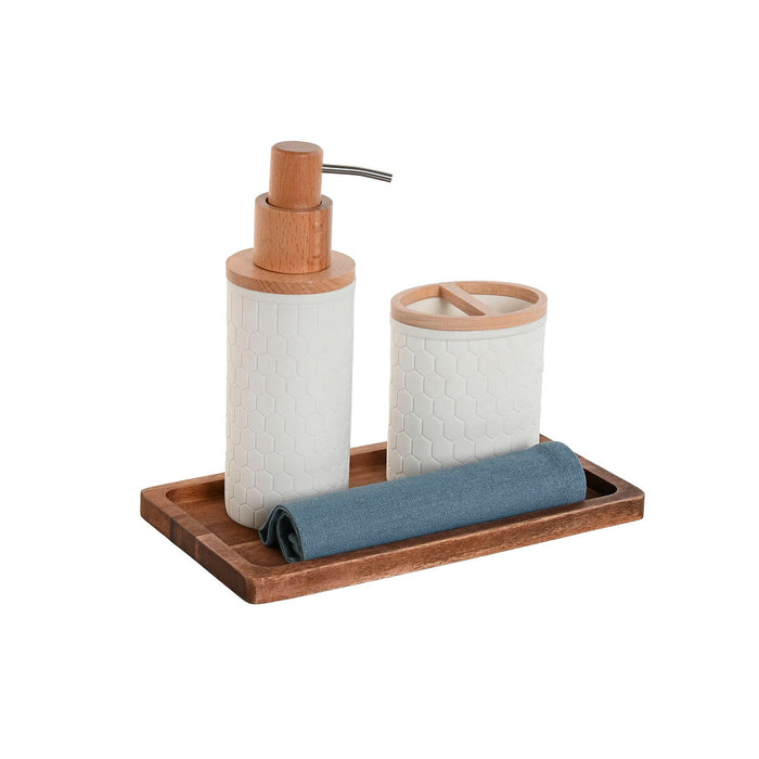 Tavă Home ESPRIT Natural Lemn de salcâm 25,5 x 14 x 2 cm