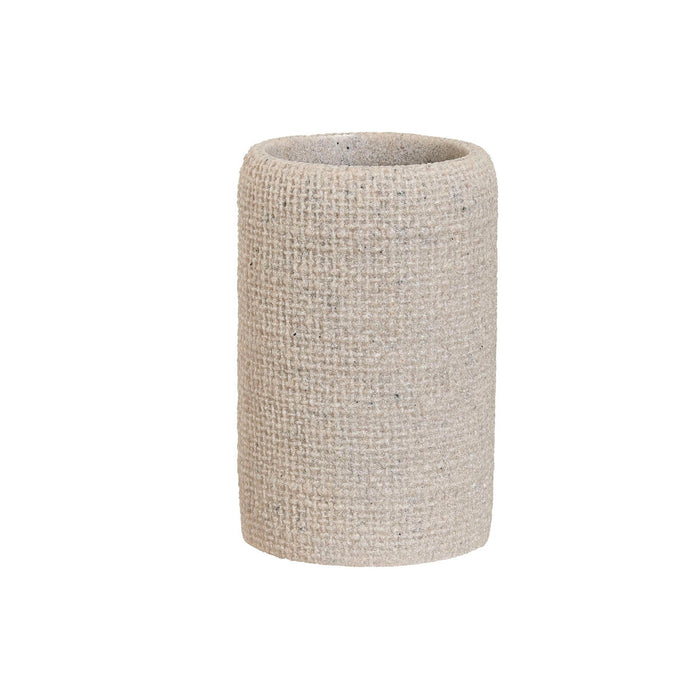Pahar Home ESPRIT Bej Rășină 7 x 7 x 11 cm