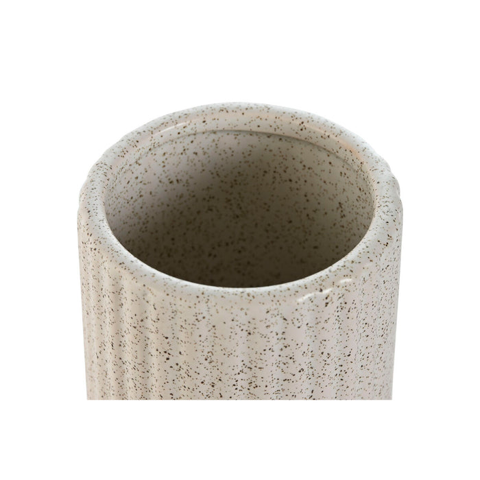 Pahar Home ESPRIT Bej Auriu* Gresie 7 x 7 x 10,5 cm