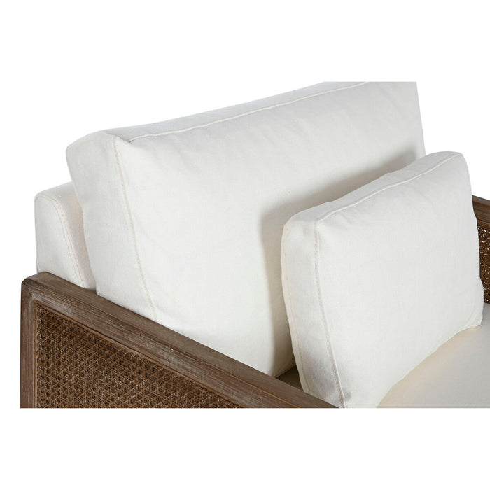 Fotoliu Home ESPRIT Alb Natural 93 x 86 x 88 cm