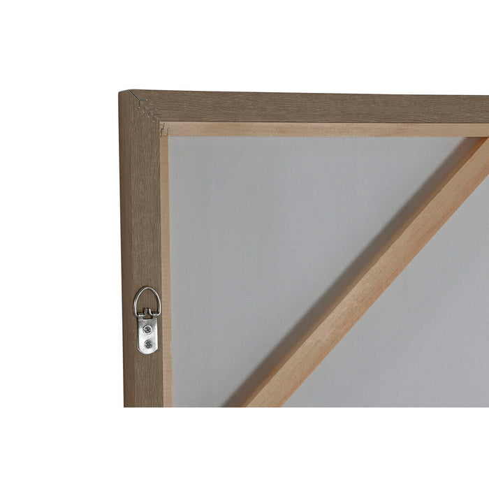 Tablou Home ESPRIT Papagal Tropical 100 x 4 x 140 cm (2 Unități)