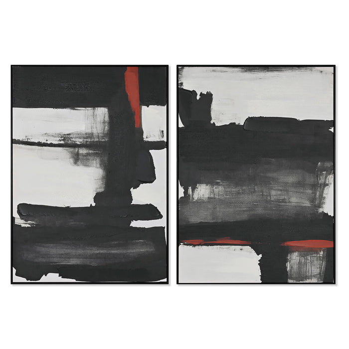 Tablou Home ESPRIT Abstract Urban 100 x 4 x 140 cm (2 Unități)