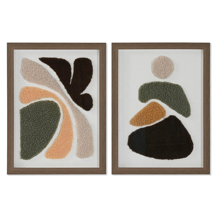 Tablou Home ESPRIT Abstract Urban 30 x 2,5 x 40 cm (2 Unități)