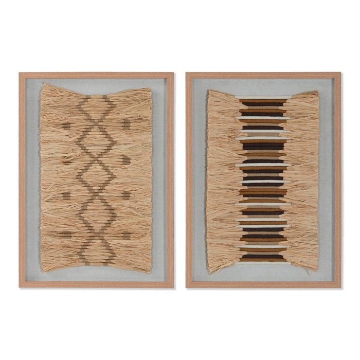 Tablou Home ESPRIT Modern 50 x 3,5 x 70 cm (2 Unități)
