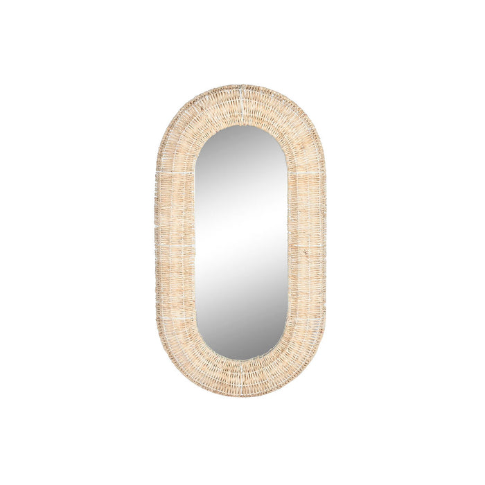 Oglindă de perete Home ESPRIT Natural Fibră 68 x 7,5 x 128 cm