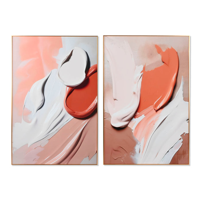 Tablou Home ESPRIT Abstract Modern 80 x 3 x 120 cm (2 Unități)