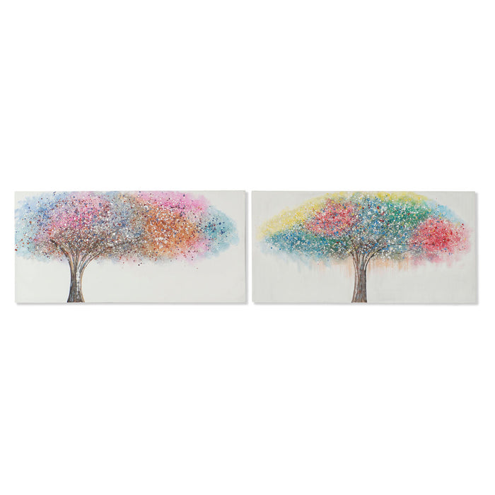 Tablou Home ESPRIT Copac Modern 120 x 3 x 60 cm (2 Unități)