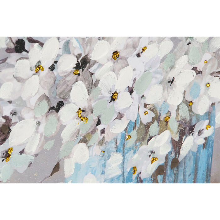 Tablou Home ESPRIT Shabby Chic Vază 80 x 3 x 80 cm (2 Unități)