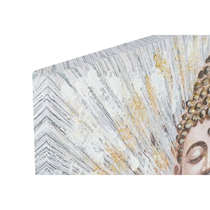 Tablou Home ESPRIT Buda Oriental 70 x 3 x 100 cm (2 Unități)