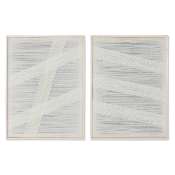 Tablou Home ESPRIT Urban 60 x 3 x 80 cm (2 Unități)