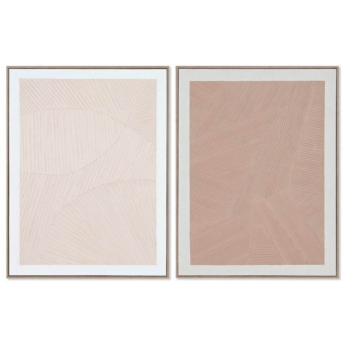 Tablou Home ESPRIT Modern Urban 62,3 x 4,5 x 82,3 cm (2 Unități)