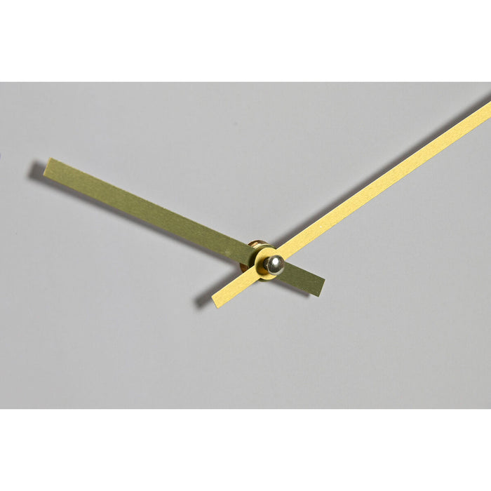 Ceas de Perete Home ESPRIT Alb Auriu* PVC 30 x 4 x 30 cm (2 Unități)