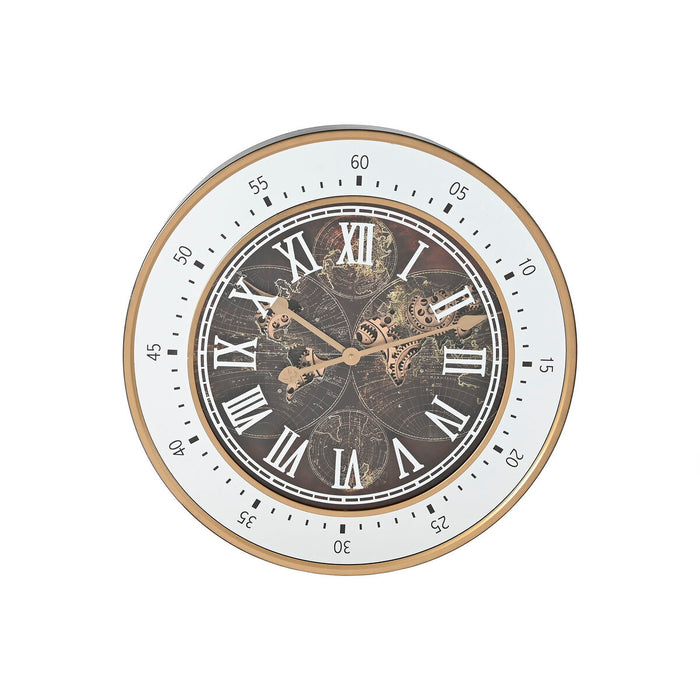 Ceas de Perete Home ESPRIT Maro Auriu* Geam Fier 59 x 8,5 x 59 cm