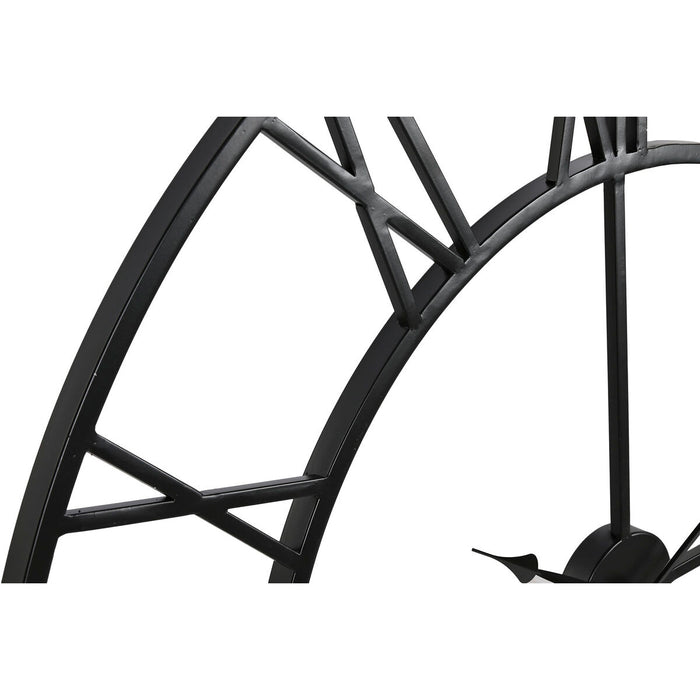Ceas de Perete Home ESPRIT Negru Metal 100 x 3 x 100 cm