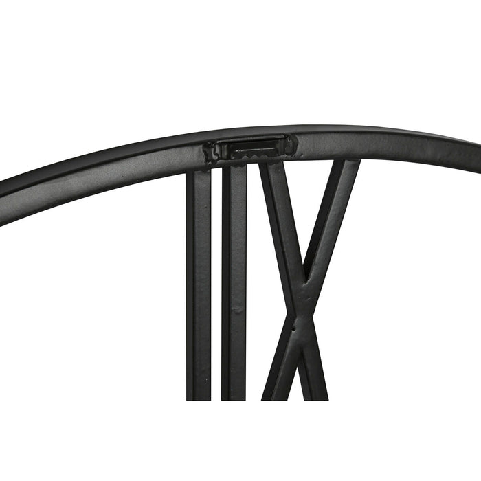 Ceas de Perete Home ESPRIT Negru Metal 100 x 3 x 100 cm