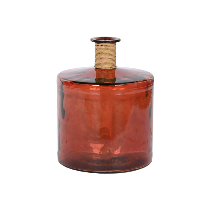 Vază Home ESPRIT Maro Въже Sticlă Temperată 35 x 35 x 45 cm