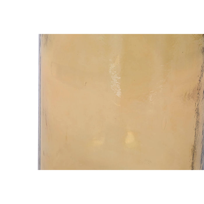 Vază Home ESPRIT Galben Въже Sticlă Temperată 25 x 25 x 75 cm