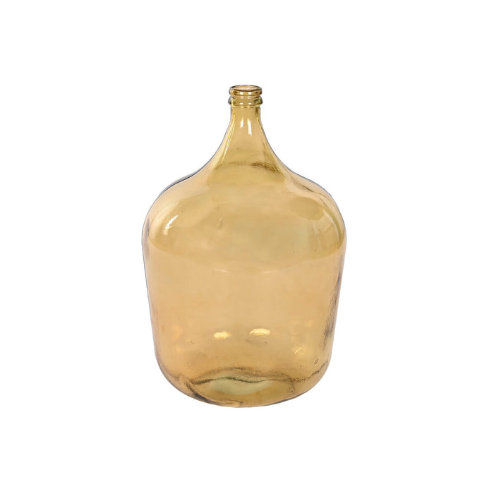 Vază Home ESPRIT Galben Sticlă reciclată 36 x 36 x 56 cm