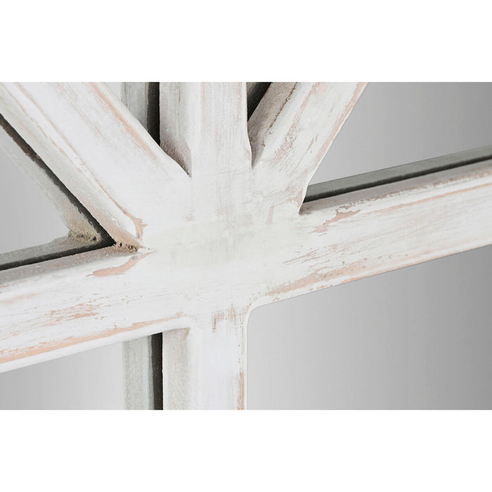 Oglindă de perete Home ESPRIT Alb Brad Oglindă Neoclasic Fereastră 150 x 3,5 x 186 cm