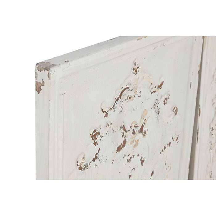 Decorațiune de Perete Home ESPRIT Alb Neoclasic murat 58 x 4,5 x 78 cm (2 Unități)