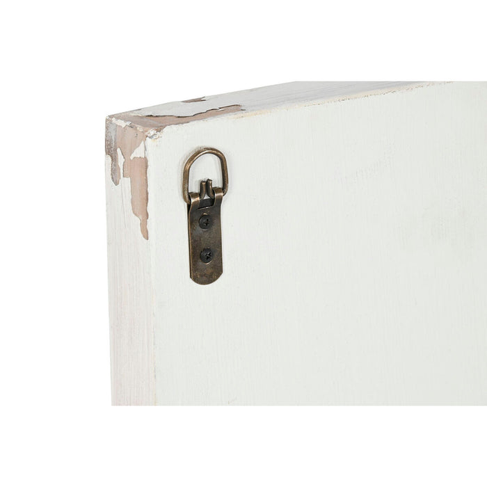 Decorațiune de Perete Home ESPRIT Alb Neoclasic murat 58 x 4,5 x 78 cm (2 Unități)