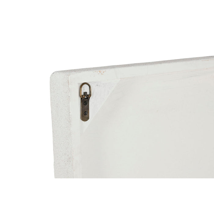 Decorațiune de Perete Home ESPRIT Alb Modern 80 x 5 x 120 cm (2 Unități)