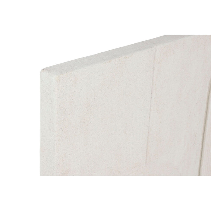 Decorațiune de Perete Home ESPRIT Alb Modern murat 80 x 6 x 80 cm (2 Unități)