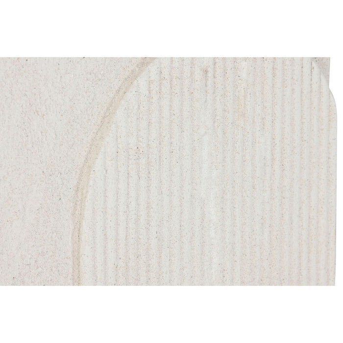 Decorațiune de Perete Home ESPRIT Alb Modern murat 80 x 6 x 80 cm (2 Unități)