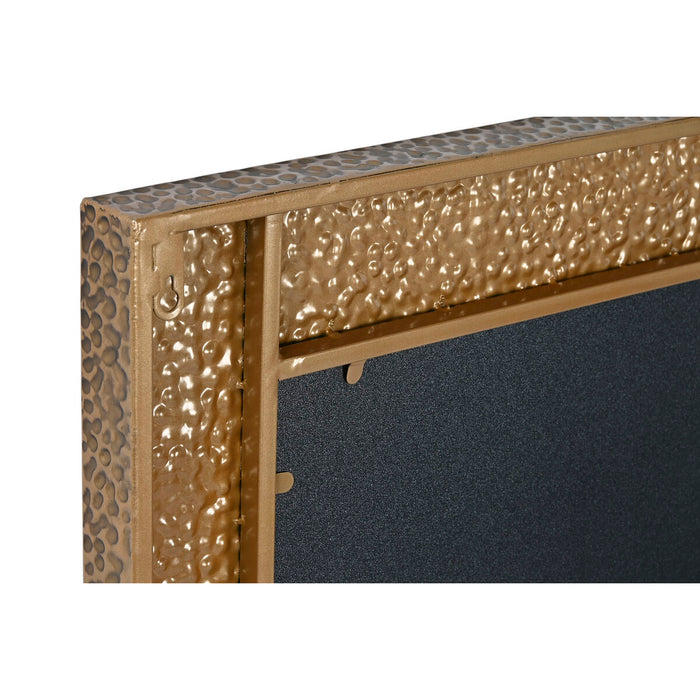 Oglindă de perete Home ESPRIT Auriu* Metal 80 x 6 x 80 cm