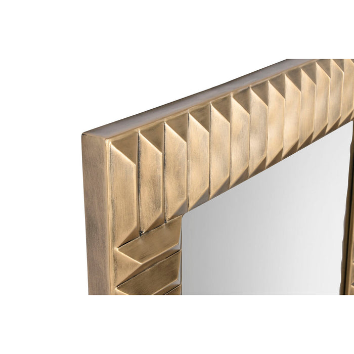 Oglindă de perete Home ESPRIT Auriu* Metal Modern 73,5 x 4 x 124 cm