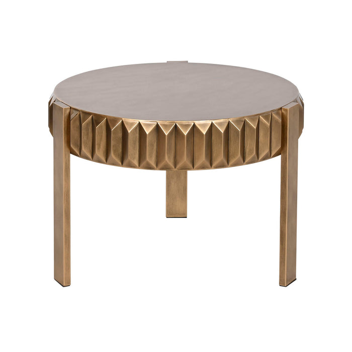 Măsuță Laterală Home ESPRIT Auriu* Metal 62 x 62 x 50 cm