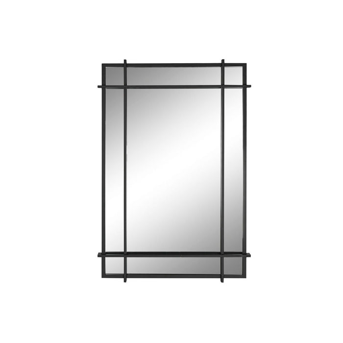 Oglindă de perete Home ESPRIT Negru Geam Fier Modern 65 x 6 x 95 cm
