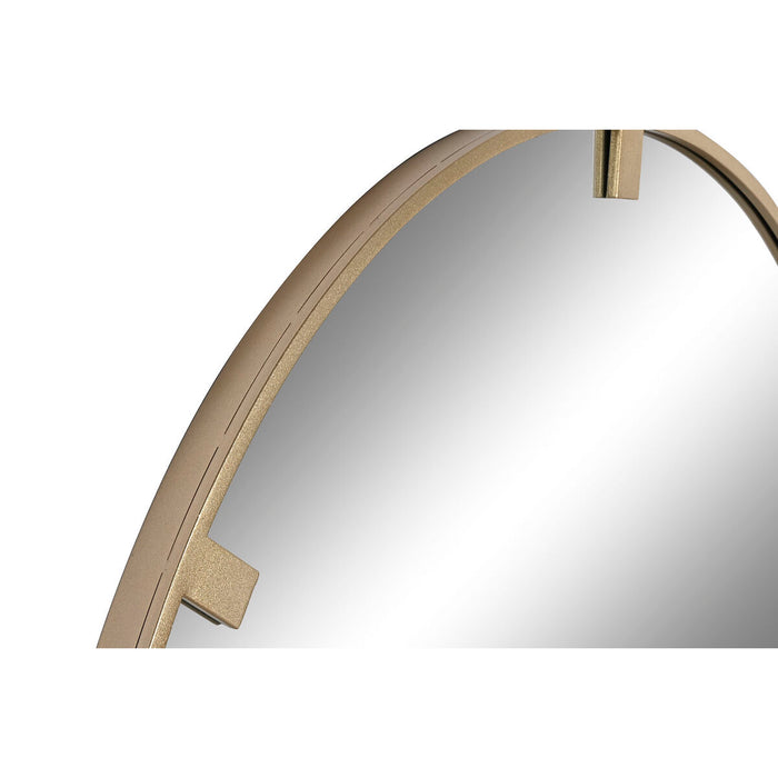 Oglindă de perete Home ESPRIT Auriu* Geam Fier 122 x 4 x 122 cm