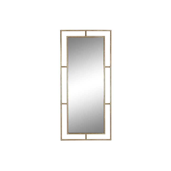 Oglindă de perete Home ESPRIT Auriu* Geam Fier Modern 96 x 5 x 208 cm