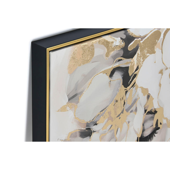 Tablou Home ESPRIT Květiny 82,3 x 4,5 x 82,3 cm (2 Unități)