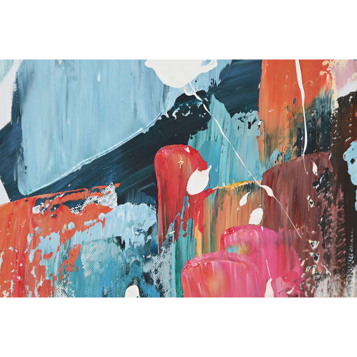 Tablou Home ESPRIT Abstract Modern 82 x 4,5 x 82 cm (2 Unități)