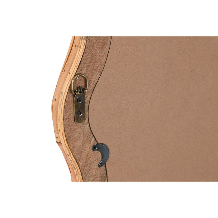 Oglindă de perete Home ESPRIT Natural Geam Ratan Urban 49 x 2,5 x 118 cm