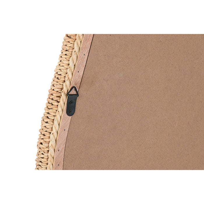Oglindă de perete Home ESPRIT Natural Geam Ratan Scandi 63,5 x 4,5 x 101 cm