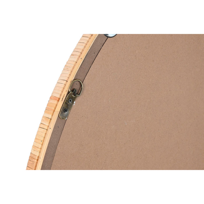 Oglindă de perete Home ESPRIT Natural Geam Ratan Scandi 78 x 4,5 x 107,5 cm