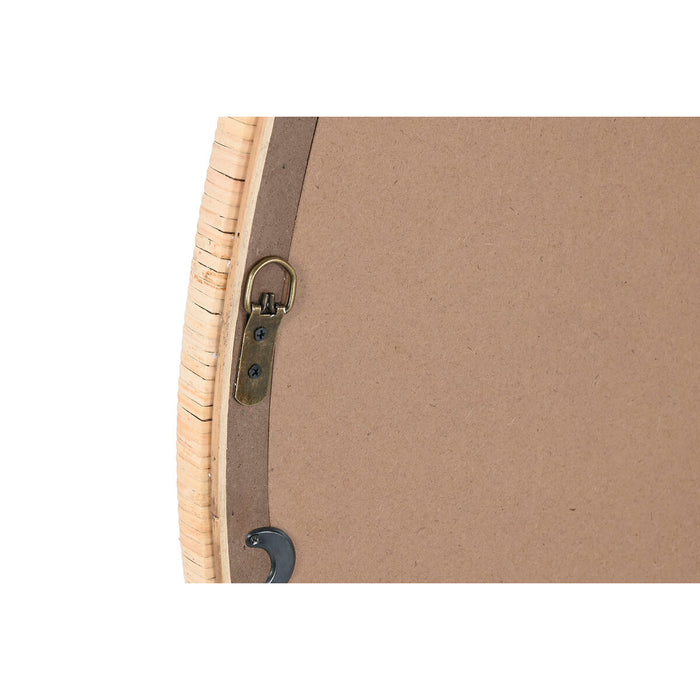 Oglindă de perete Home ESPRIT Natural Geam Ratan Scandi 53 x 4 x 125 cm