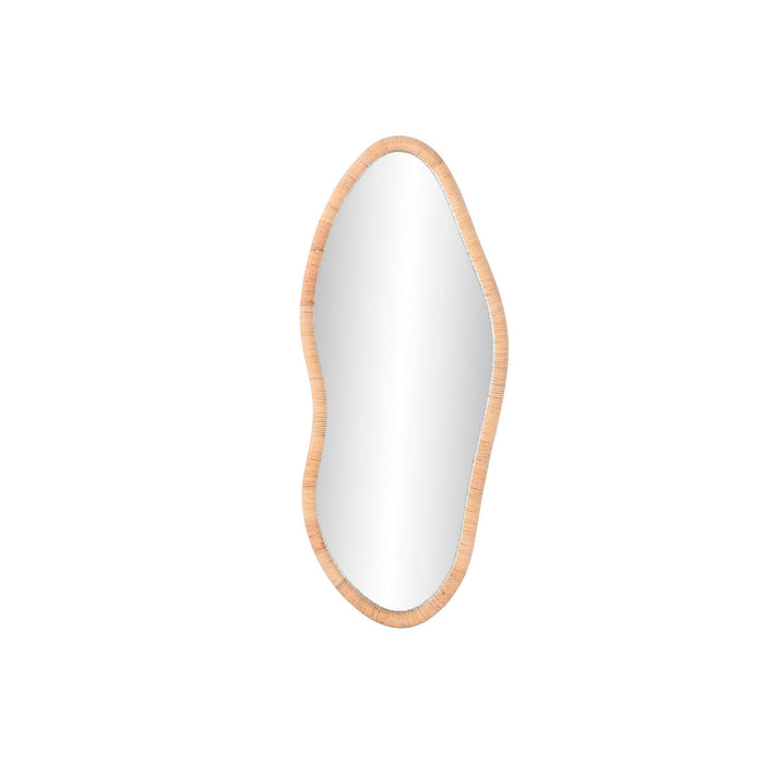 Oglindă de perete Home ESPRIT Natural Geam Ratan Scandi 53 x 4 x 125 cm