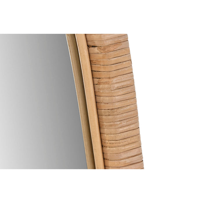 Oglindă de perete Home ESPRIT Natural Geam Scandi 57 x 3 x 140 cm