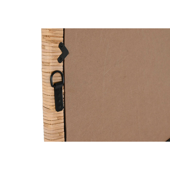 Oglindă de perete Home ESPRIT Natural Geam Scandi 57 x 3 x 140 cm