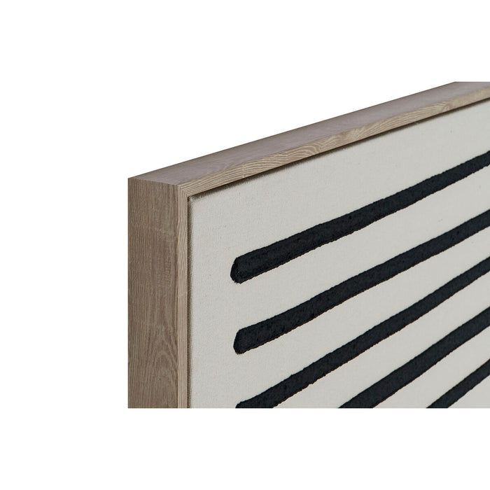 Tablou Home ESPRIT Alb Negru Urban 83 x 4,5 x 123 cm (2 Unități)