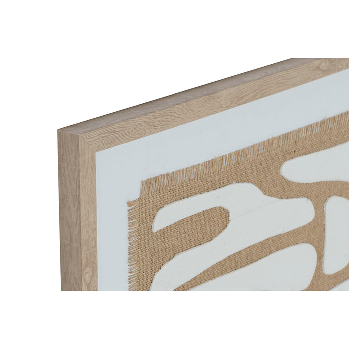 Tablou Home ESPRIT Alb Bej Abstract Scandinav 52,7 x 2,5 x 72,5 cm (2 Unități)