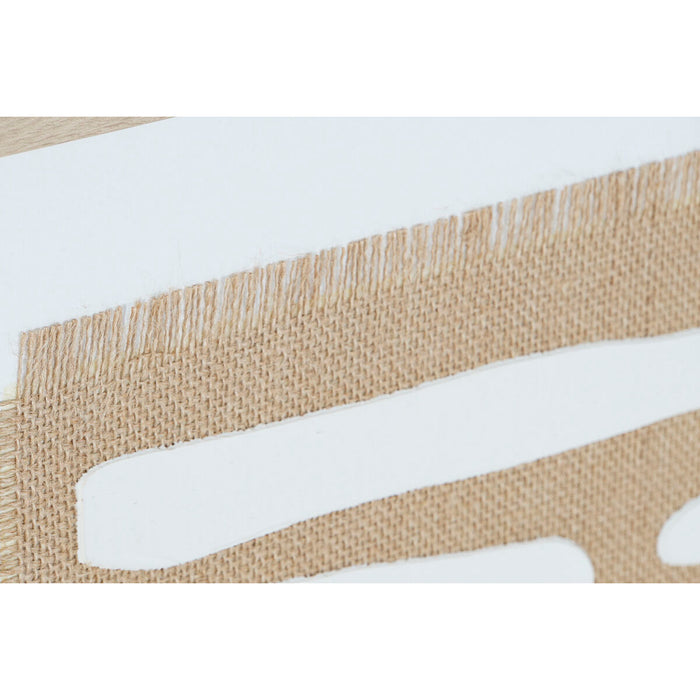 Tablou Home ESPRIT Alb Bej Abstract Scandinav 52,7 x 2,5 x 72,5 cm (2 Unități)
