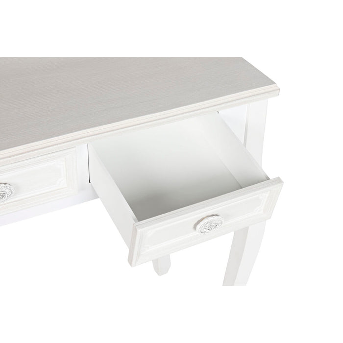 Dispozitiv de redare muzică Home ESPRIT Alb ABS Oglindă Lemn MDF 75 x 42 x 140 cm