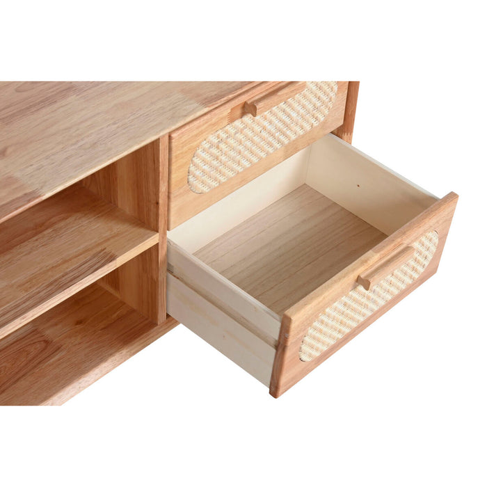 Mobilă TV Home ESPRIT Natural Metal Lemn de cauciuc 120 x 30 x 48 cm