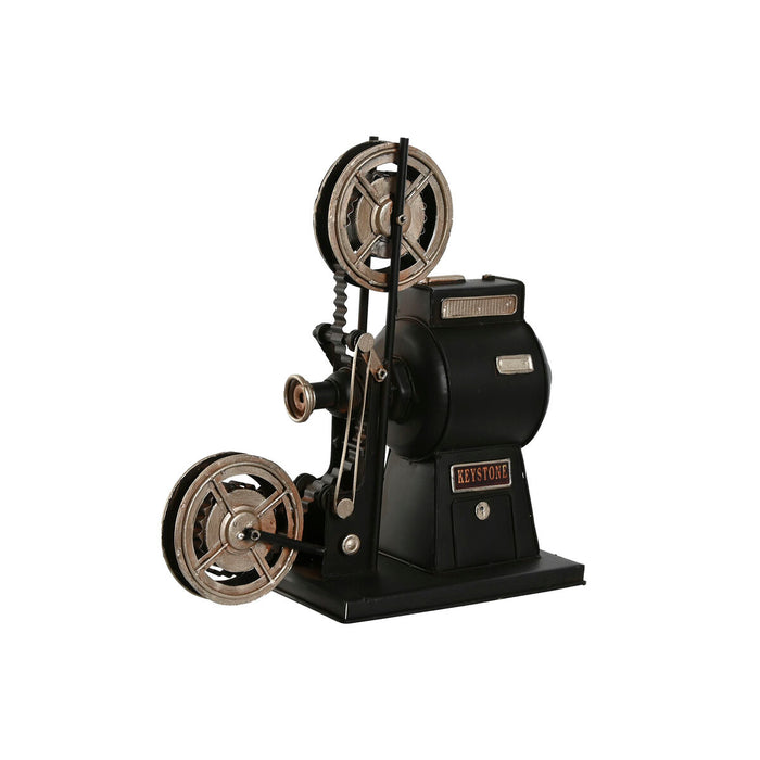 Figură Decorativă Home ESPRIT Negru Argintiu Vintage Cinematografia clasică 23,5 x 11 x 24,5 cm