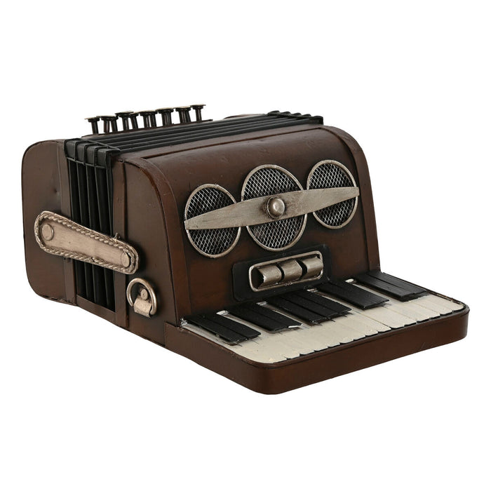 Figură Decorativă Home ESPRIT Alb Maro Negru Argintiu Vintage 18,5 x 24 x 12 cm